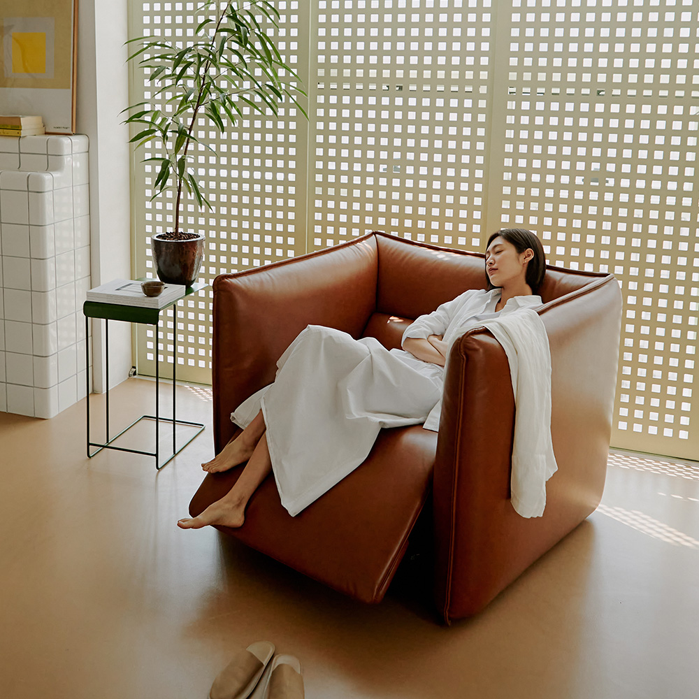 알로소 사티모션 1인소파 가죽소파 (전동 리클라이너, 소프트프리모가죽)