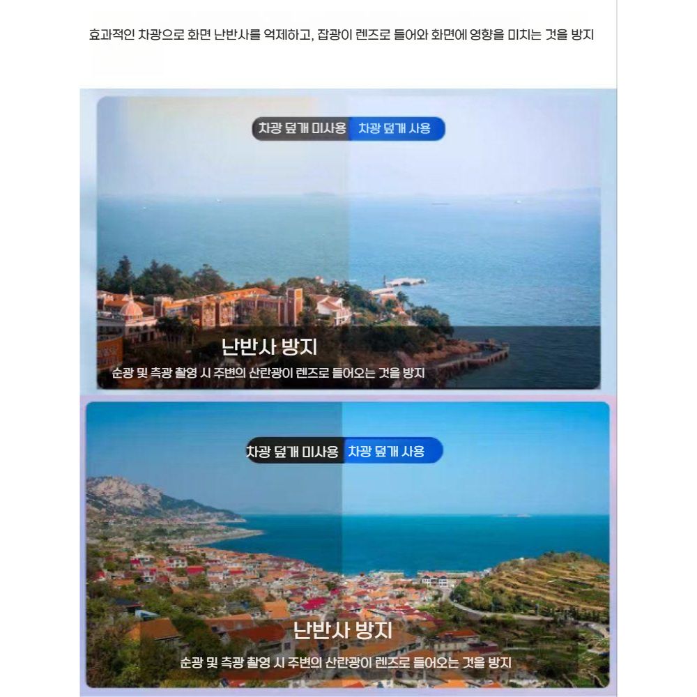 DJI 매빅4 프로 카메라 바디 차광 햇빛 가리개 후드 슈트 케이스 - 상세 이미지 5