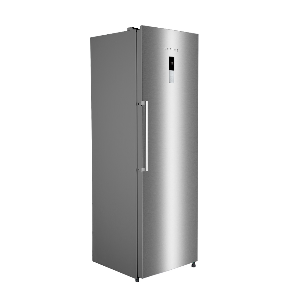 쿠잉 스탠드 냉동고 FR-N280 서랍형 소형 가정용 원룸 음쓰 실버