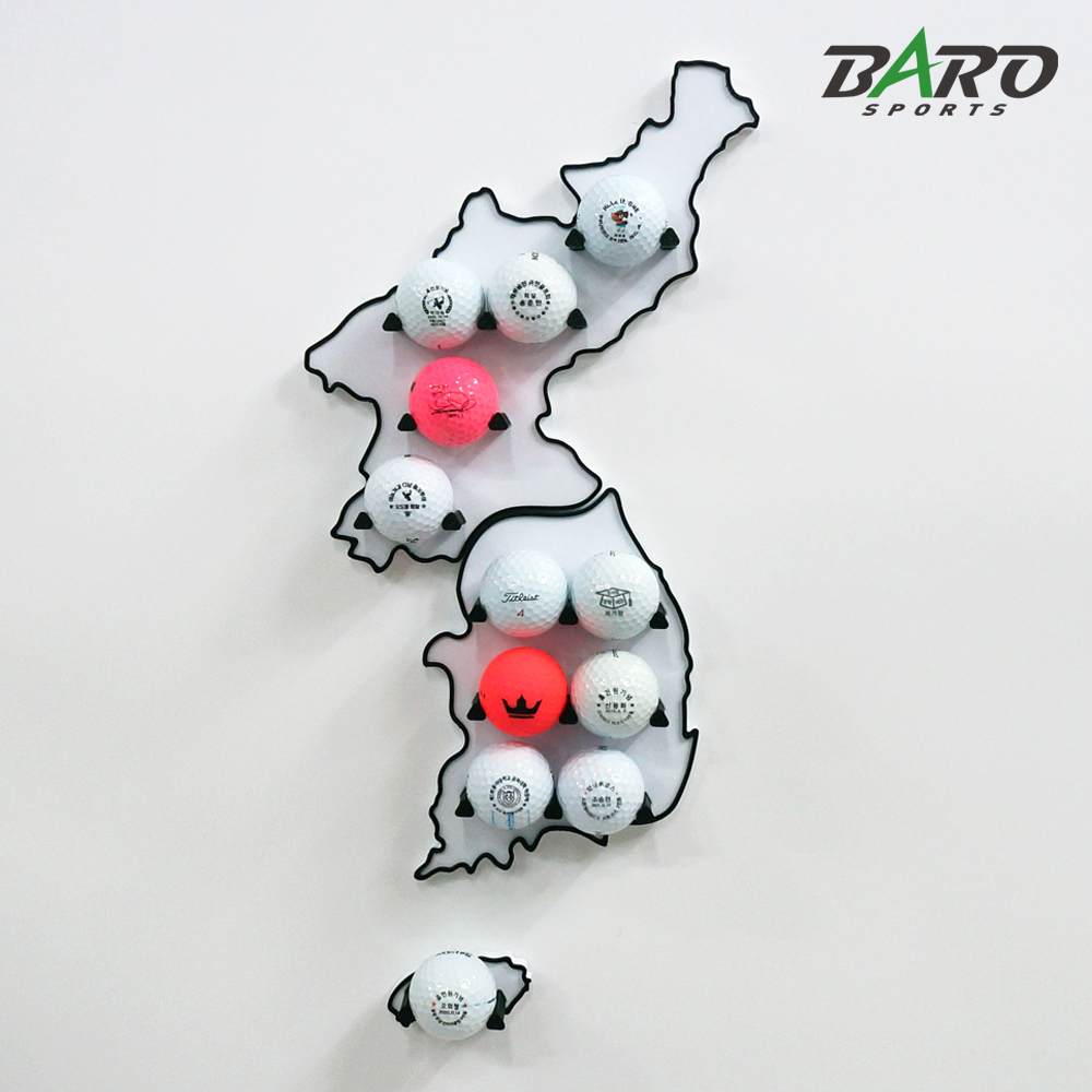 한반도 골프공 보관 진열대 홀인원 기념 골프사인공 벽걸이 - 상세 이미지 4