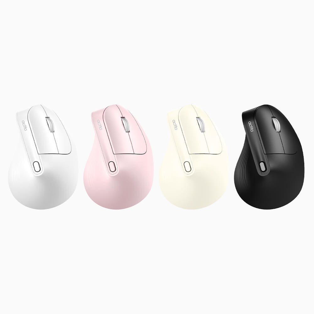 엑토 충전식 저소음 손목보호 인체공학 무선 블루투스 버티컬 마우스 BTM-12 이미지 3