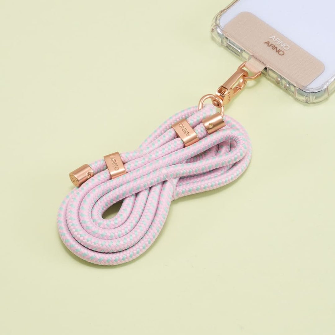 (아르노A 슬림) 8종 휴대폰 스트랩 스마트폰 목걸이 끈 숄더 분실방지 오트밀크림