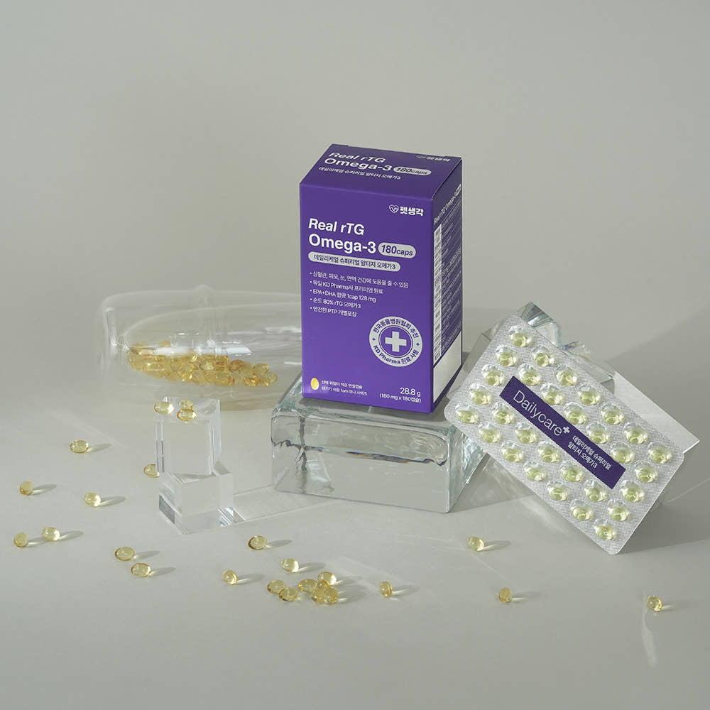 펫생각 1cm 오메가3 180정 패키지