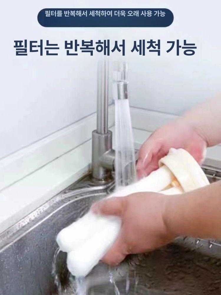 대용량 농업 지하수필터 수돗물 정수기 석회수 스테인리스 2500L 손세탁 필터 기본형 - 상세 이미지 4
