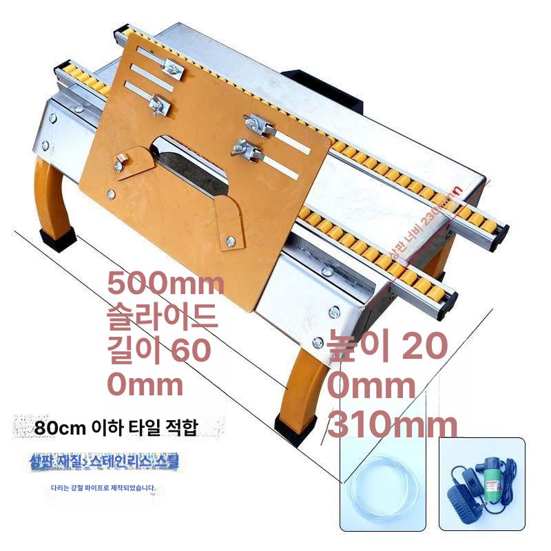 타일면 연삭기 졸리컷 면잡기 직각 테이블 모따기 각도 슬라이드 레일 스테인리스 스틸 테이블상판 - 상세 이미지 4