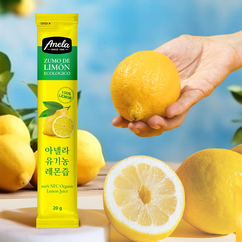 아넬라 유기농 레몬즙 3박스+3박스 (총 84포) 유기농 레몬주스 100%