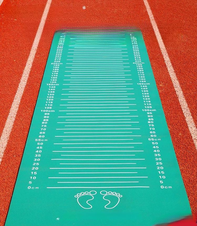 제자리멀리뛰기 매트 고급형 학교체육 기록 체력측정 실기 녹색 2.5x0.9m - 상품 이미지