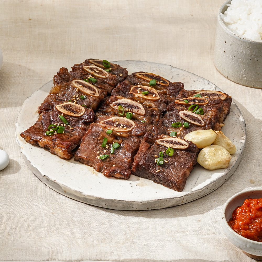 청귤육가 12mm 양념LA소갈비 소갈비 구이 500g