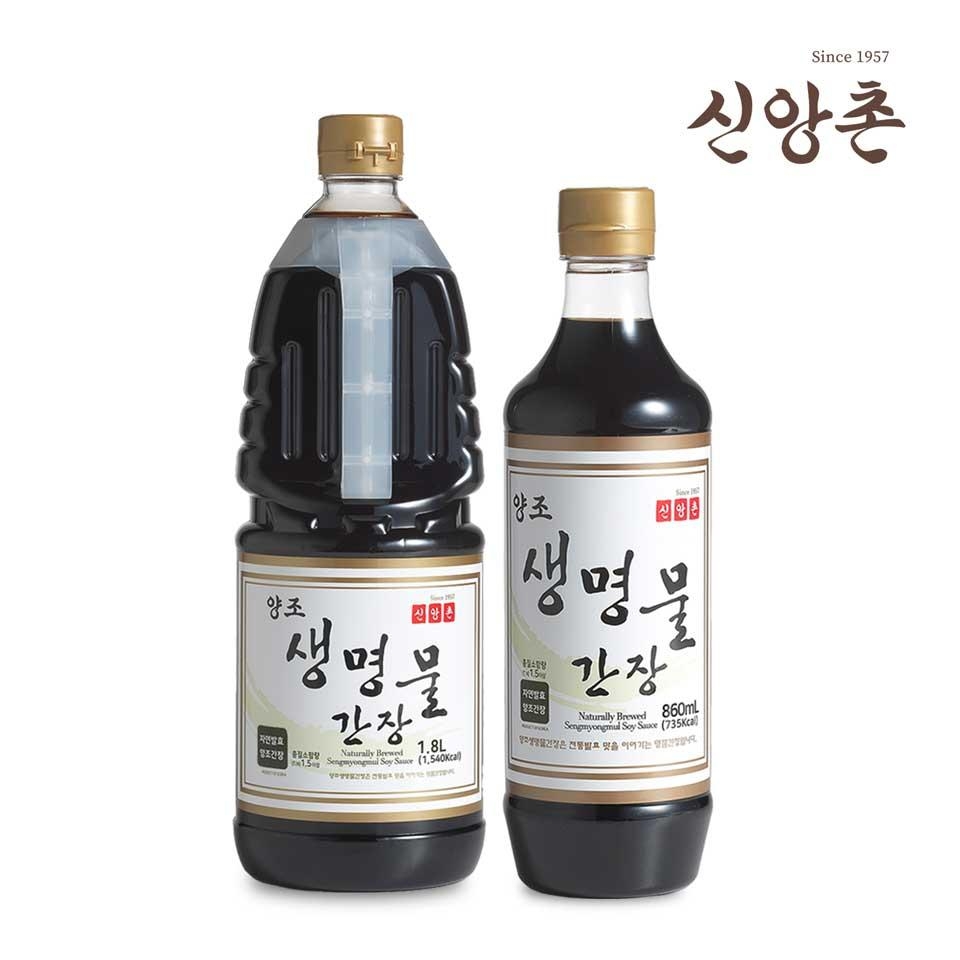 메가마트 [신앙촌] 양조간장 장아찌 기획 5호 1.8L+860ml - 상품 이미지