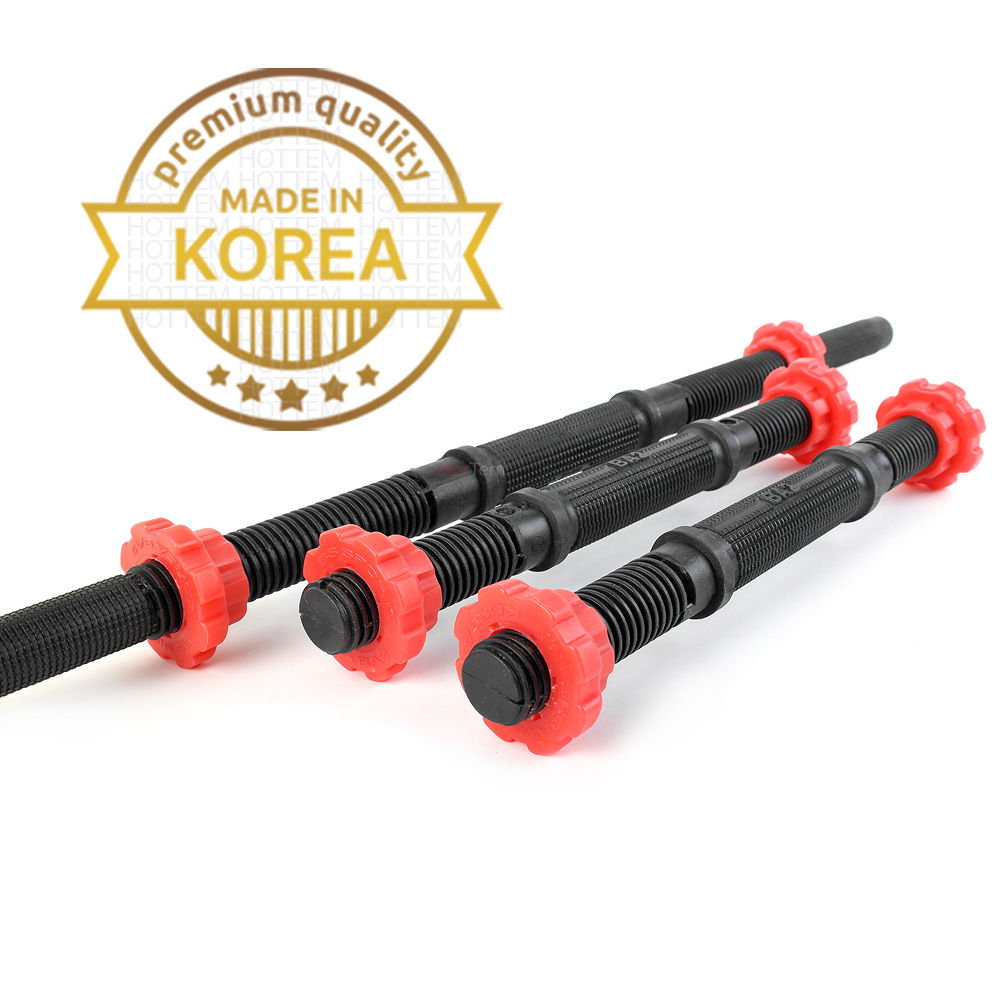 경량 PVC 국내생산 25mm 아령봉 조립식 무게조절 덤벨봉 33cm - 상세 이미지 2