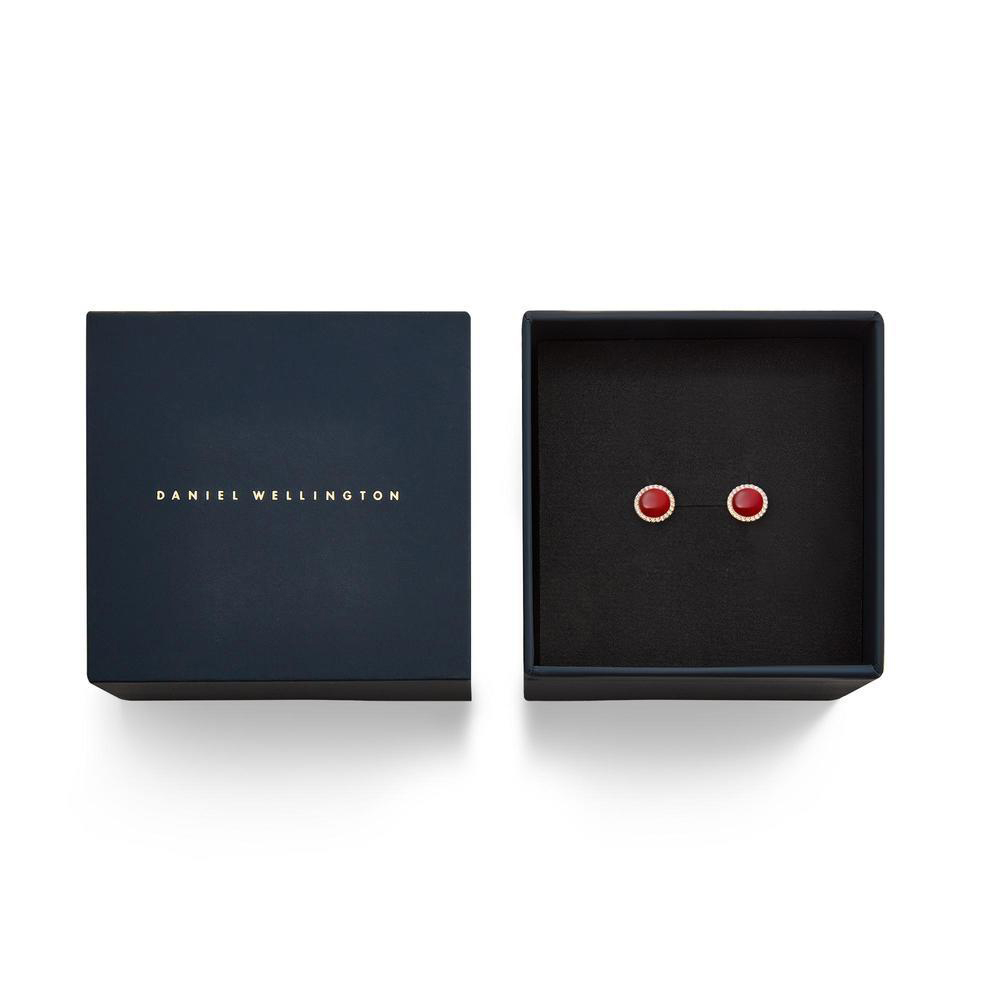 다니엘 웰링턴 AUDREY EARRINGS RED AGATHE 원석 큐빅 여자귀걸이 이미지 8