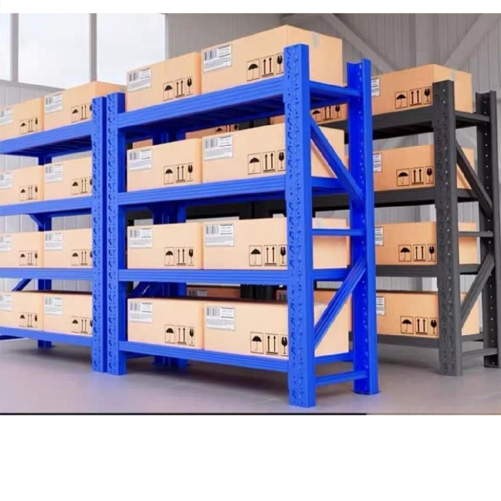 매장 창고 철제선반 마트 공장 상품 정리대 다층 렉 화이트 3단 120x50x202 - 상세 이미지 2