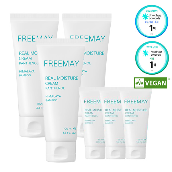 프리메이 진정한 수분크림 기획세트 100ml + 30ml 130ml, 3개 - 메인 이미지