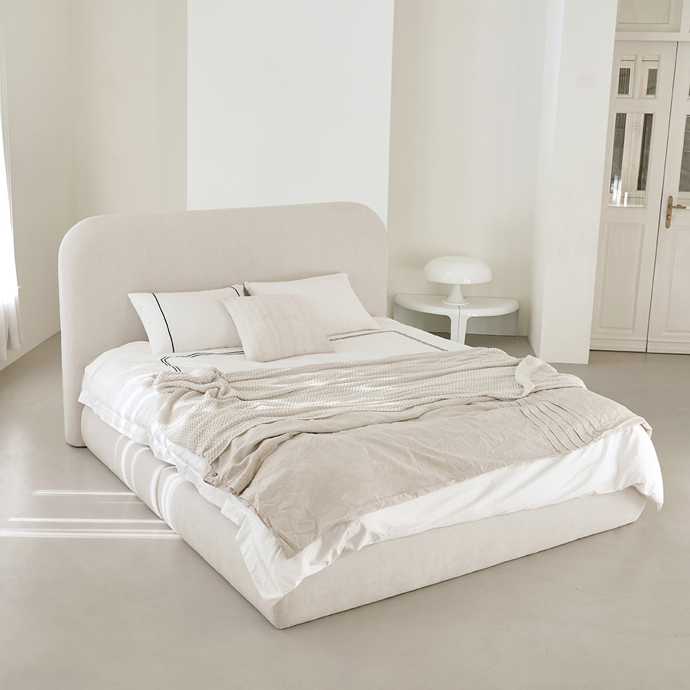 슬립퍼 티라 침대프레임 저상형 호텔 패브릭 라지킹 LK 사이즈 침대