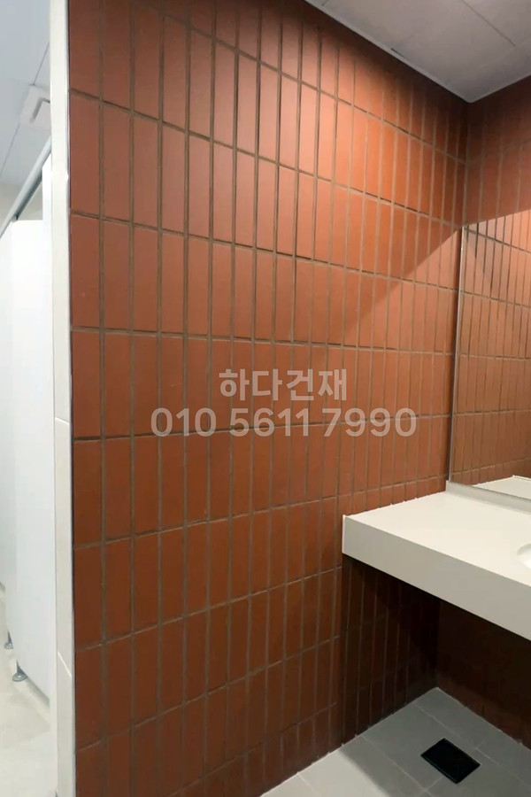 테라코타타일 점토타일 스무스 240x60x11T 레드 / 하다건재 시공사례