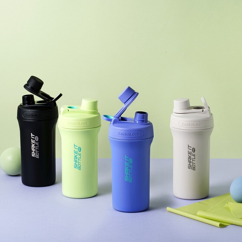 락앤락 스테인리스 스포츠 헬스 쉐이킷 보틀 650ml 프로틴 선식 물통 텀블러 각인물병 이미지 6