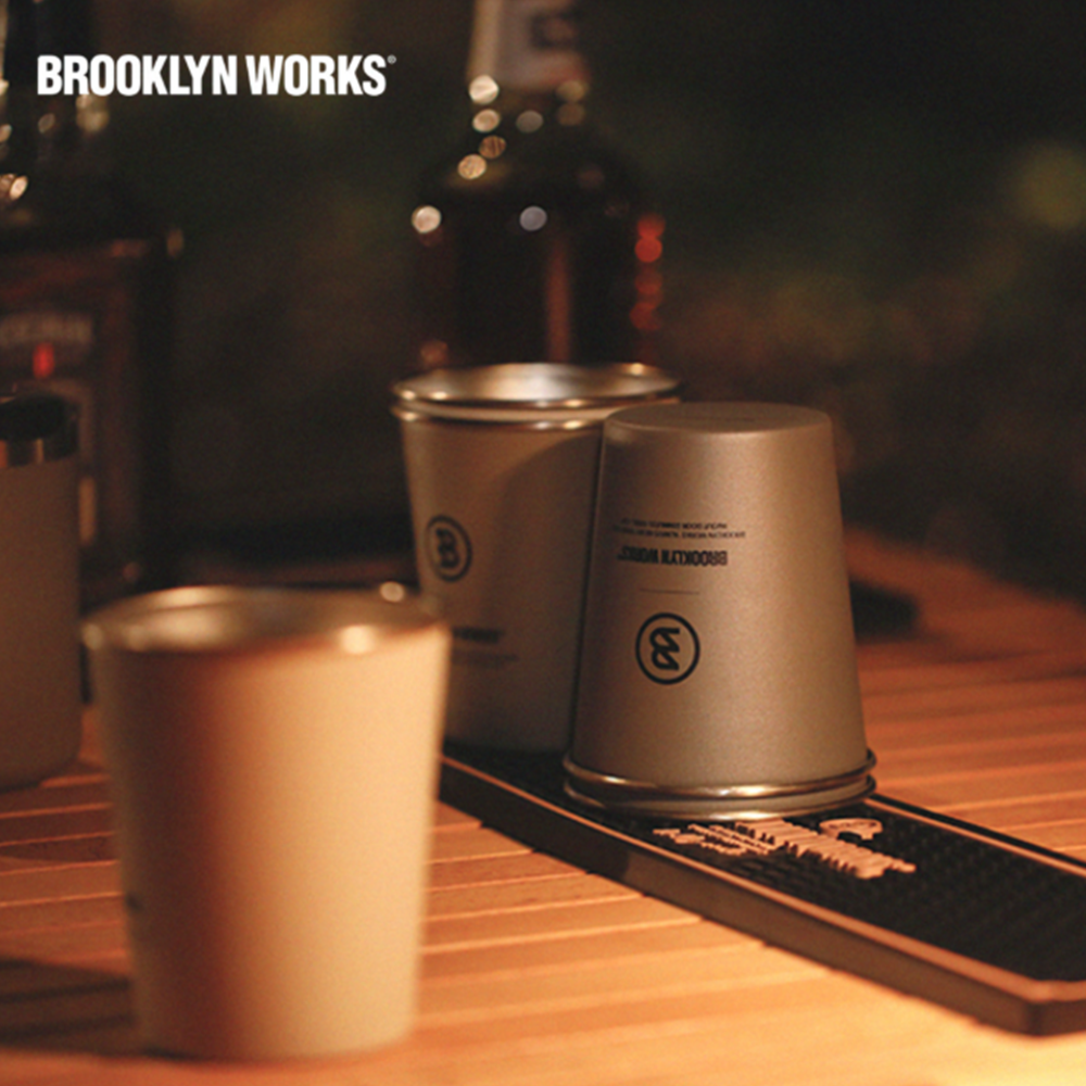 브루클린웍스 스테인레스 컵 2개 세트
