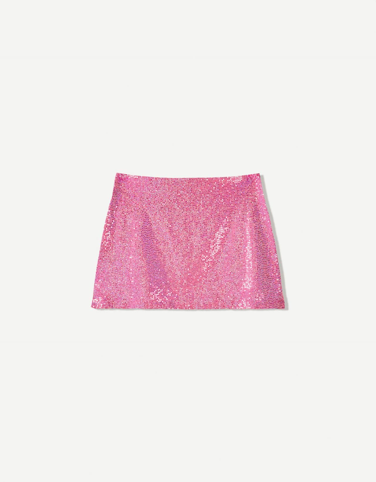 버쉬카 글리터 스팽글 미니 스커트 6187/692 PINK - 상세 이미지 5