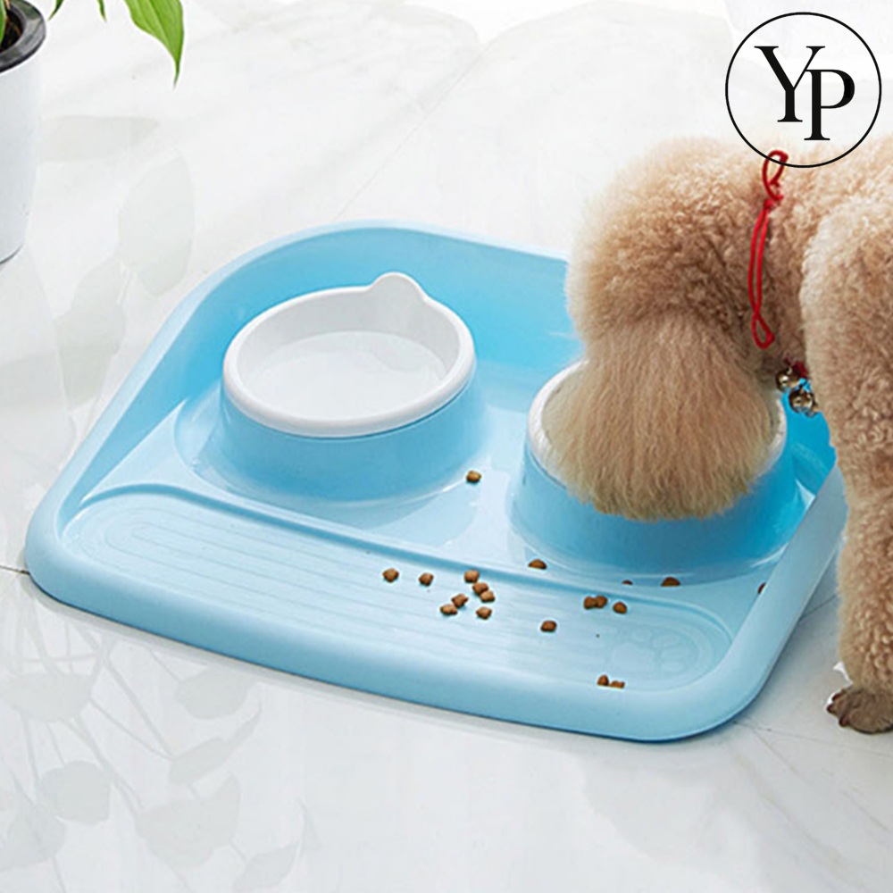 강아지 식기 매트 애완견식기 개밥그릇 식탁 물그릇 밥그릇세트 흘림방지 향균소재