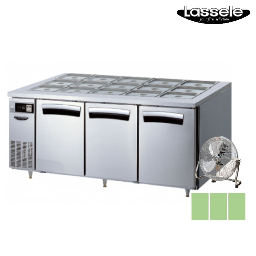 15구 밧드테이블냉장고 1800 반찬냉장고 업소용 냉장 3칸 : 신일N위시웨이