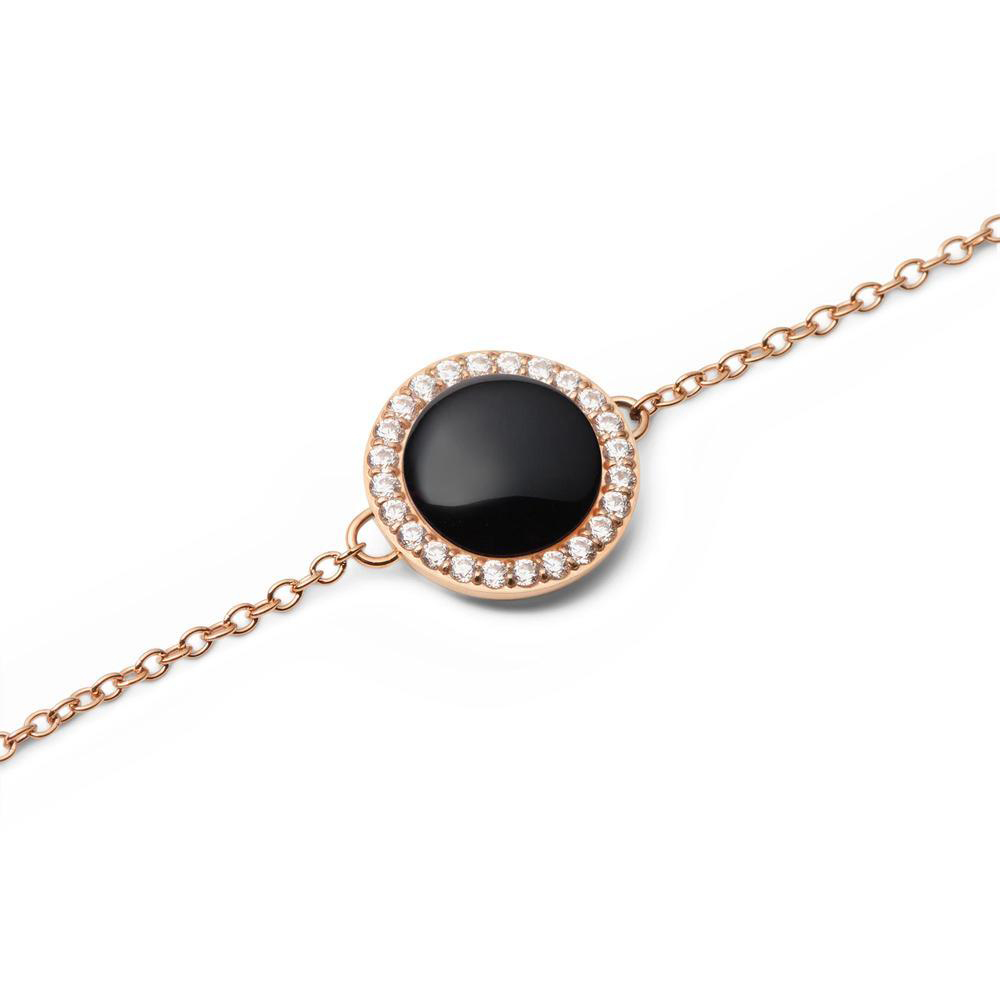 다니엘 웰링턴 AUDREY BRACELET BLACK AGATHE 원석 데일리 체인팔찌 이미지 6