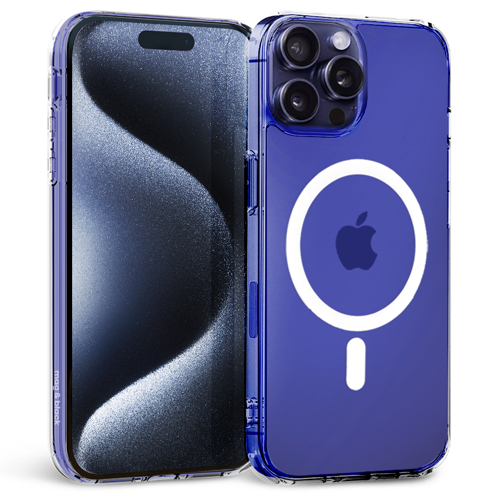 맥앤블랙 2배자력 아이폰 맥세이프 케이스 풀커버 변색없는 생폰 젤리 투명, 아이폰15 프로 맥스