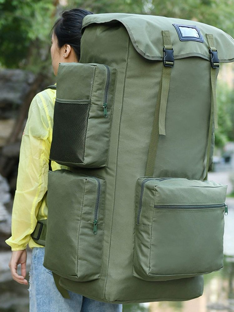 120L130L140L 방수가방 군장 대형 배낭 약초 검정색 89cm 높이 47cm 너비 27cm 130리터 - 상세 이미지 5