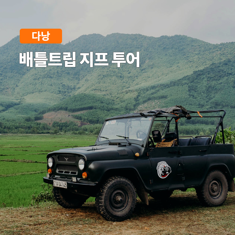 다낭 배틀트립 지프투어 (차량당금액 선짜반도 전망대) 솔직 후기 | 실사용자 리뷰 분석 - 대표 이미지
