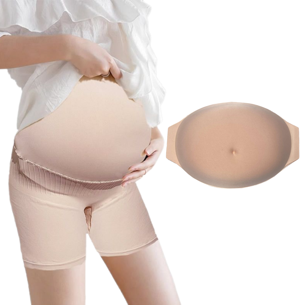 맨사템 가상 임산부 임신 가짜 배 모형 연극 공연 코스프레 소품 5~6개월