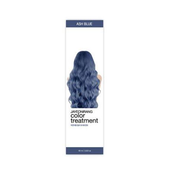 애쉬 블루 색상 자연이랑 컬러 트리트먼트 60ml 쉽고 간편한 셀프 염색약 하늘색 - 상세 이미지 2