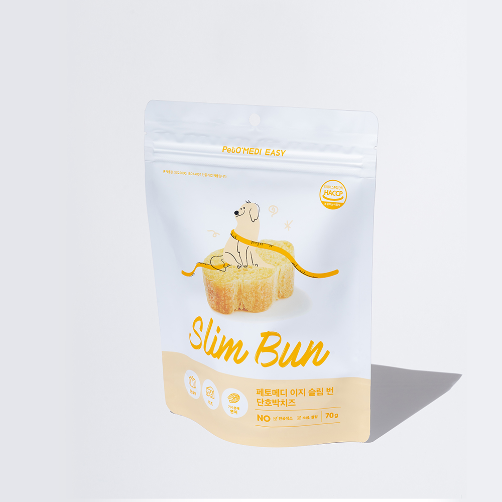페토메디 강아지 간식 다이어트 이지슬림번 단호박치즈, 70g, 1개 - 상품 이미지