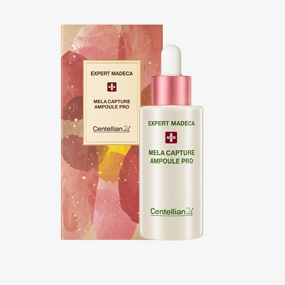 동국제약 센텔리안24 마데카 멜라캡처 앰플PRO (점보) 30ml / 기미 잡티 멜라닌 주름 개선에 도움 마데카멜라캡쳐앰플 - 상품 이미지