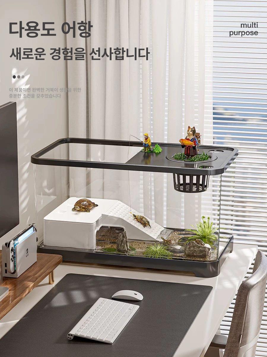 어항 스팟조명 등커버 열대어 수초 수조 수족관 LED UHD 8K 대형 어항 고급형 - 상세 이미지 4