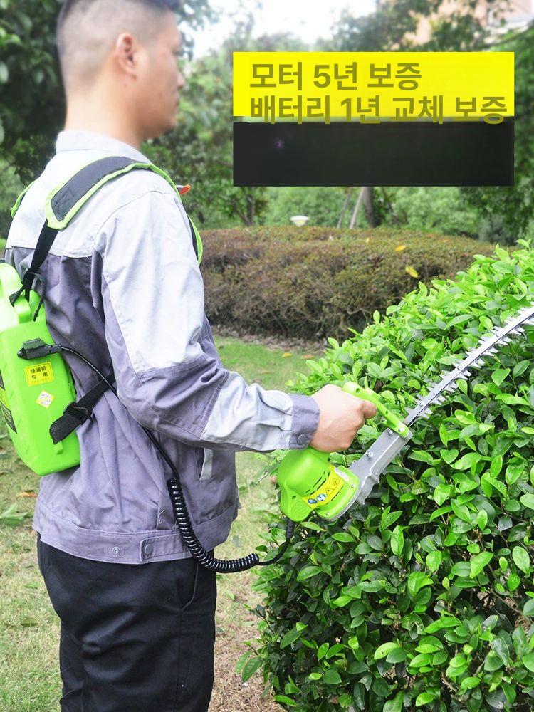 찻잎트리머 차 따는기계 따는 다듬기 절단기 수확기 직도 쌍날 24V 무브러시 배터리 필요 - 상세 이미지 5