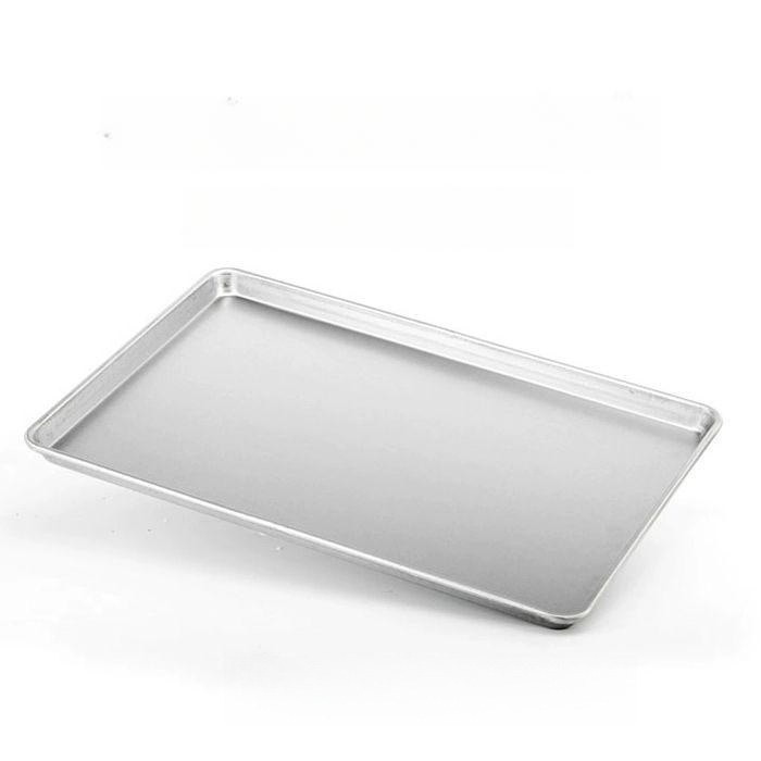 알루미늄 베이킹 트레이 빵판 쿠키팬 상업용 대형 케이크 0.5mm 매끈한 낮은 테두리 - 상품 이미지