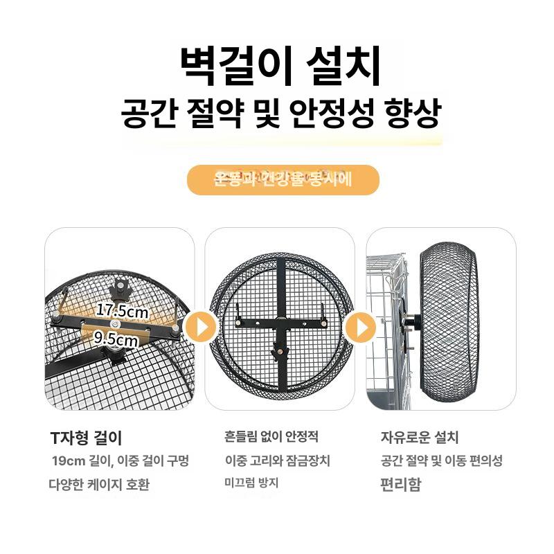 대형 쳇바퀴 다람쥐 키우기 친칠라 놀이터 기니피그 갈아야할발톱세트드럼형바퀴에는사용불가 - 상세 이미지 5