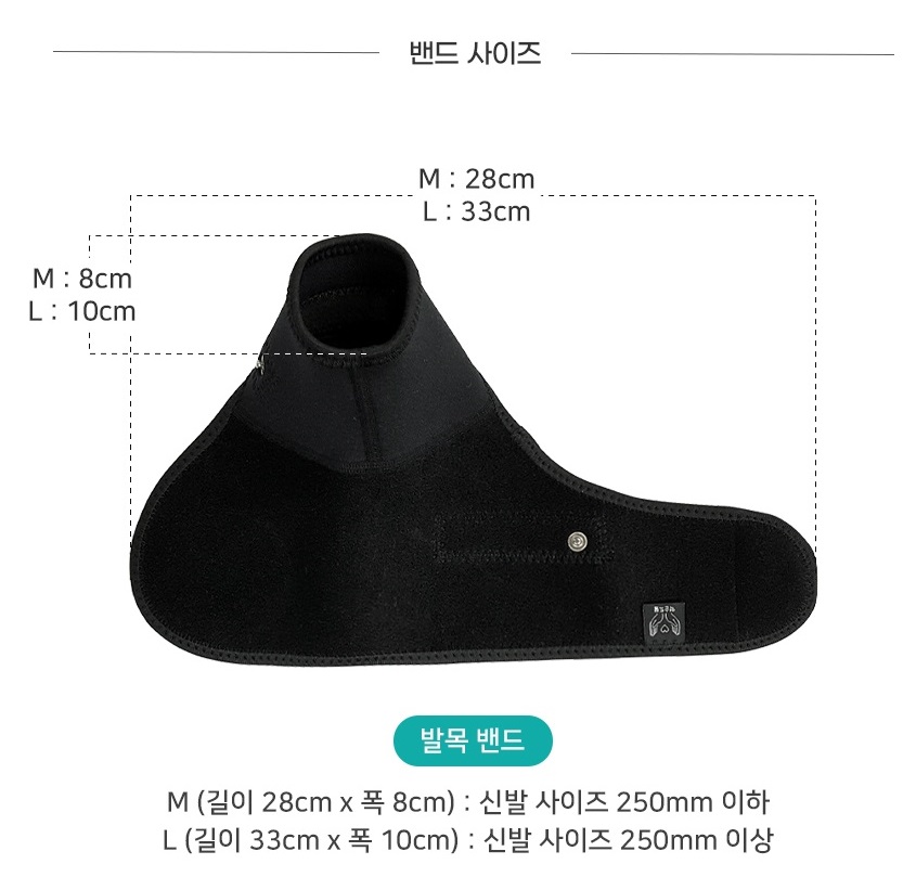 약손드림 발목 EMS 저주파 마사지기 족저 발 안마기 발등 발바닥 보호대 밴드 - 상세 이미지 5