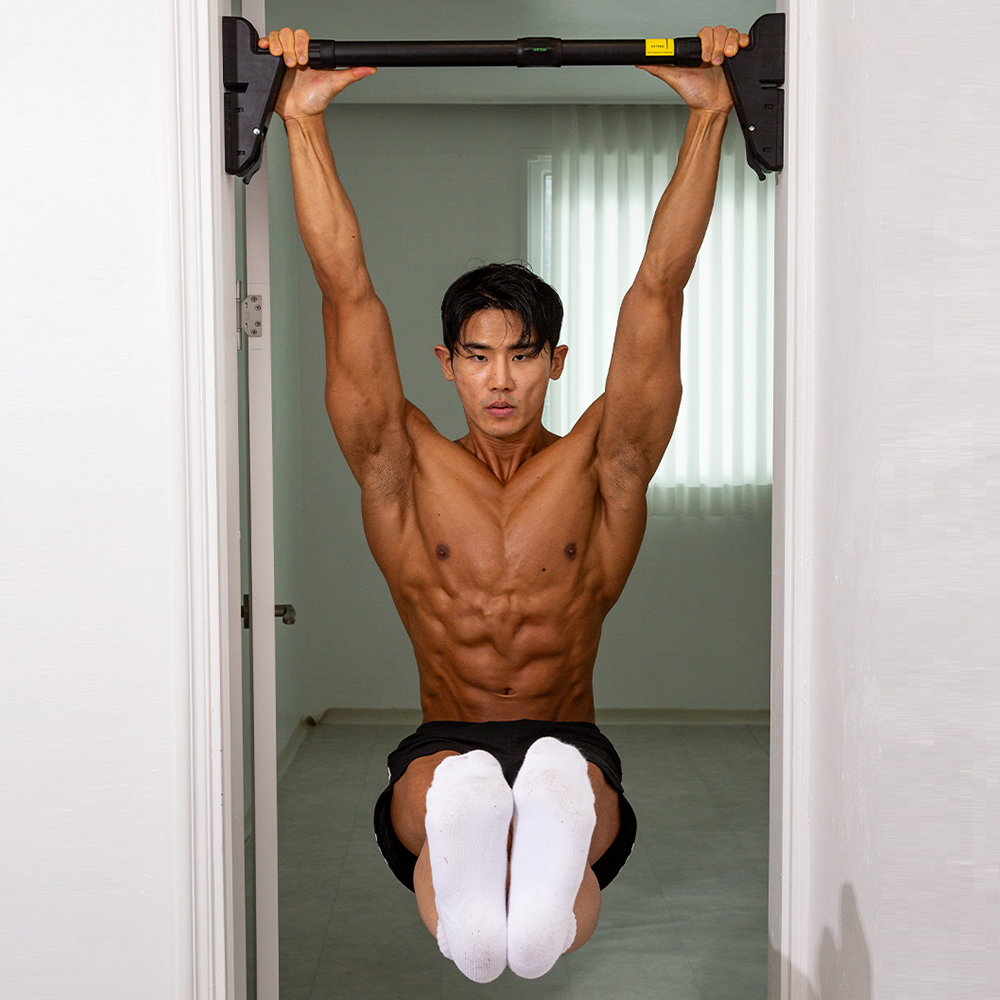 하디로어 자이언트 문틀철봉 가정용 실내 턱걸이 홈트 철봉 운동기구 풀업바 방문 틈 도어짐 제품 이미지