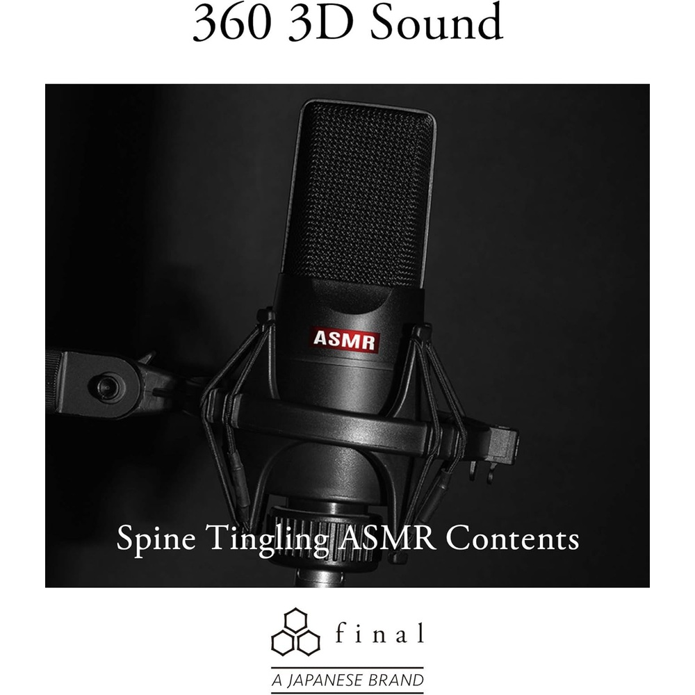 일본 파이널 E500 하이파이 인이어 커널형 ASMR 3.5 mm 유선 이어폰 - 상세 이미지 3