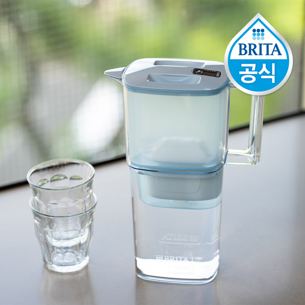 브리타 정수기 리켈리 2.2L 화이트+기본필터 1입 이미지 3