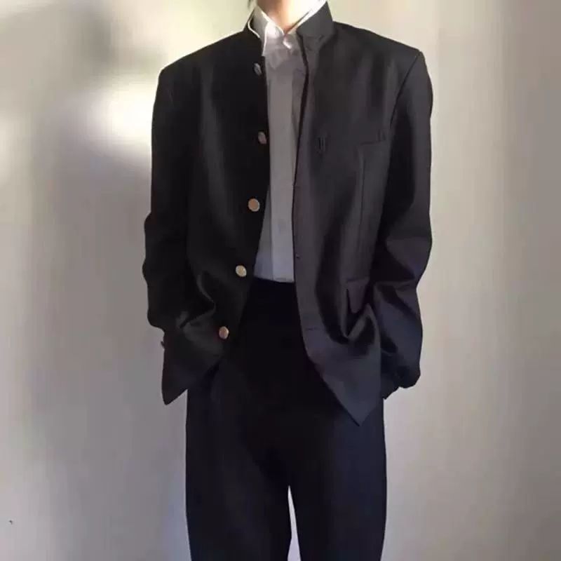 졸사 가쿠란 코스프레 할로윈 졸업 사진 옛날 교복 정장 S - 상세 이미지 3