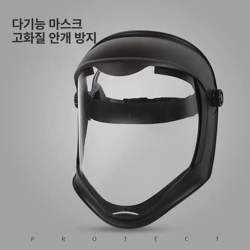 안면 투명 풀커버마스크 보호 워터밤 제초 벌초 작업용 고화질 방진 마스크장갑 - 상세 이미지 3