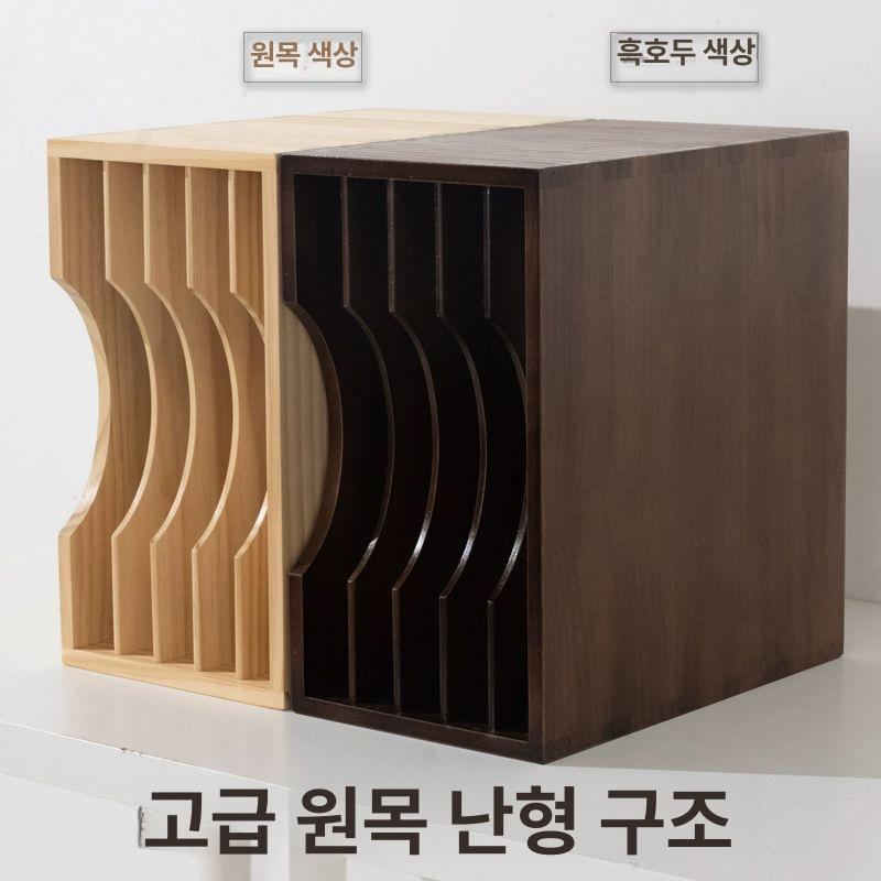 레코드판 lp 수납장 오디오랙 보관함 빈티지 턴테이블장 대나무 - 상세 이미지 3