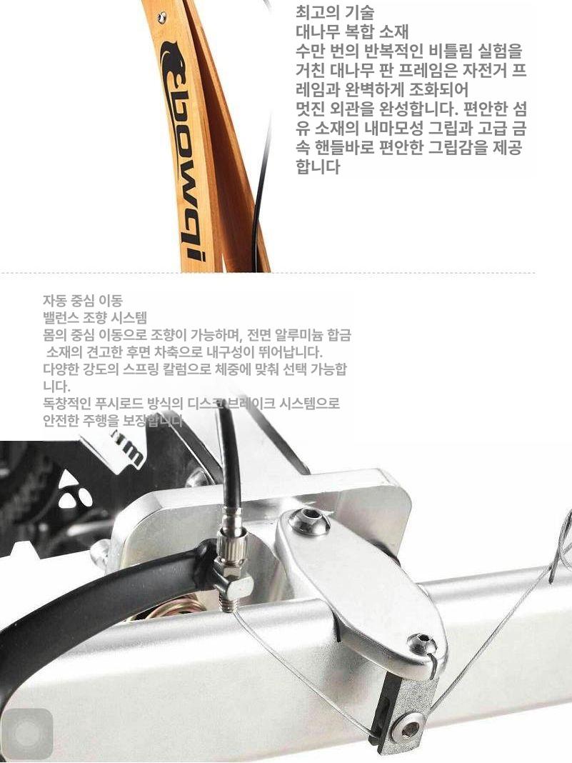 스탠딩 바이크 서서타는 유산소 워킹 실외 자전거 입식 밝은 은색 20인치 20인치 - 상세 이미지 3