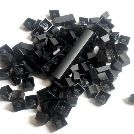 FineUsea [해외]G512 SE 및 G PRO X G413 G710+ 기계식 게이밍 키보드용 교체용 키 캡 (풀 사이즈 블랙)