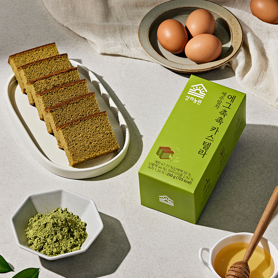 상하농원 에그촉촉 말차 카스텔라 250g 1개 - 상품 이미지