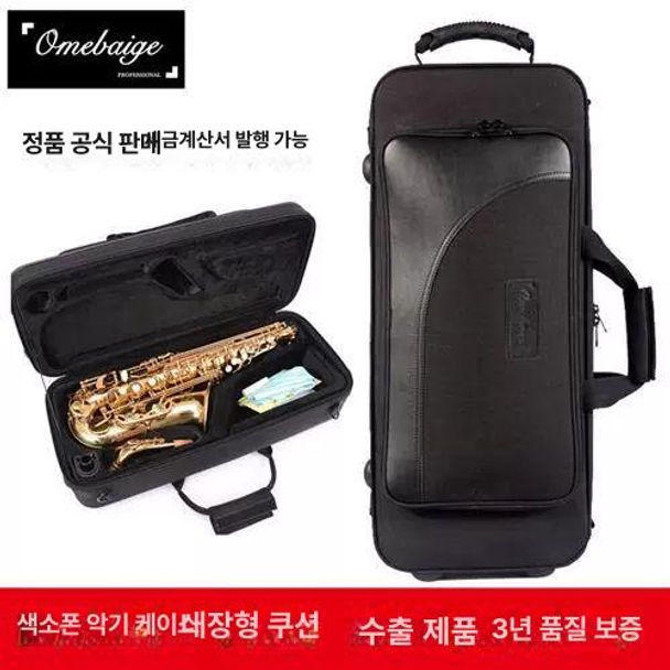 알토 테너 색소폰케이스 충격방지 방수 소프트 악기 검정색 정사각형 중음 반원형 포켓-A4 악보 - 상세 이미지 2
