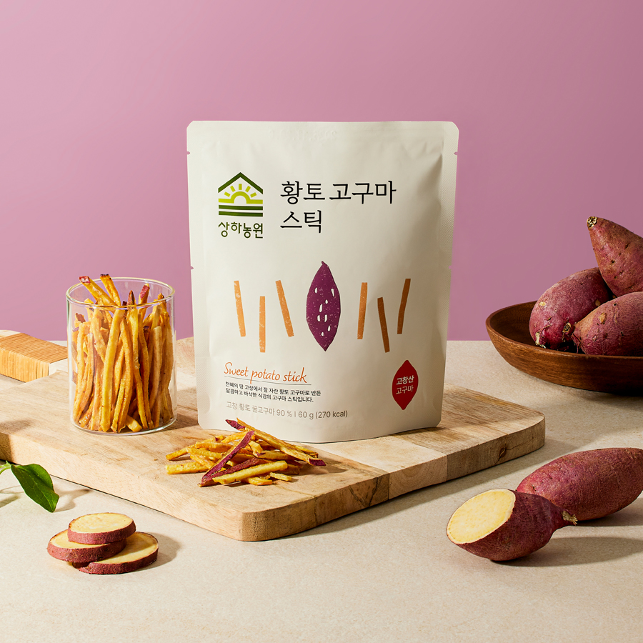 상하농원 황토고구마 스틱 60g  8개