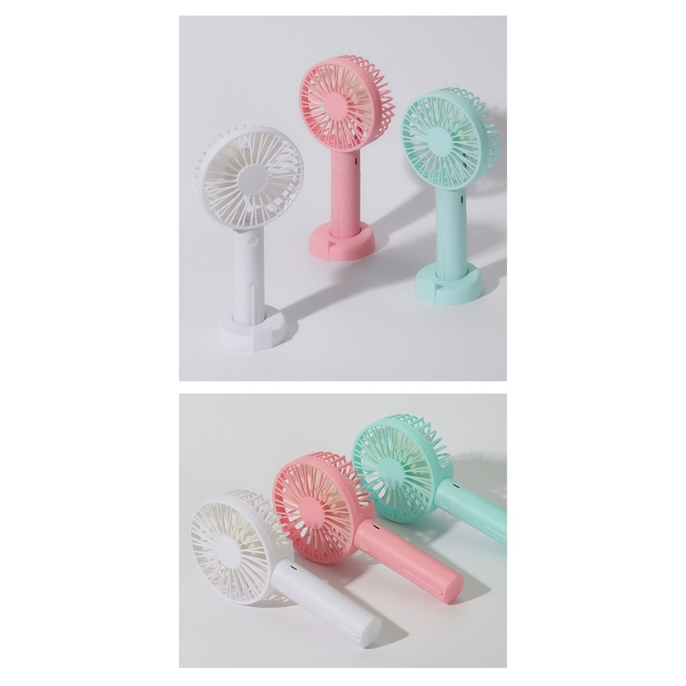 핸디 손풍기 미니 선풍기 휴대용 선물 화이트 - 상세 이미지 4