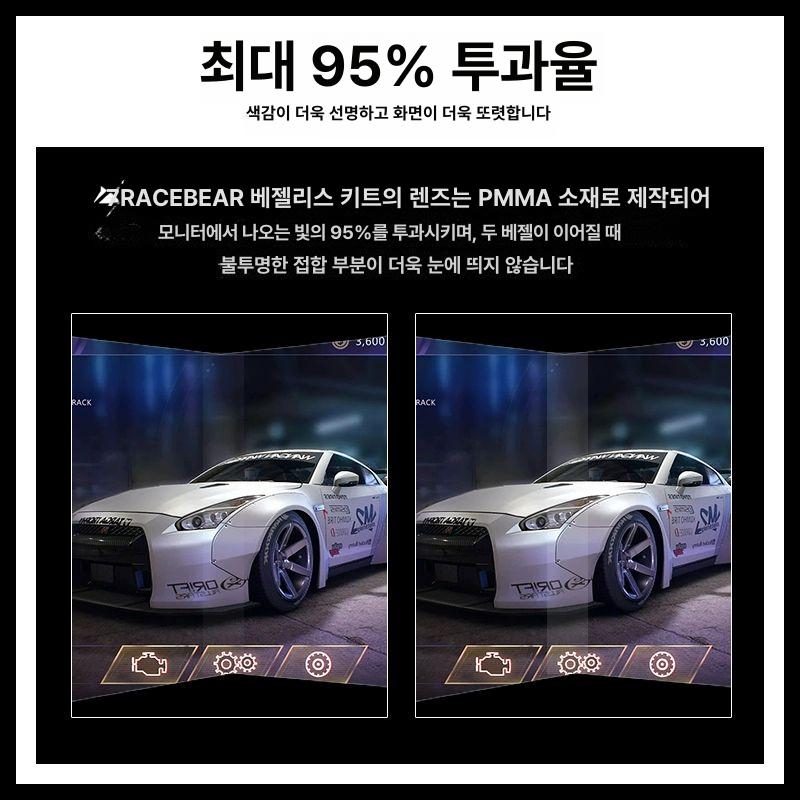 베젤 프리 키트 투명 화면 멀티 킷 멀티스크린 모니터 소광 단품 21-35인치 - 상세 이미지 5